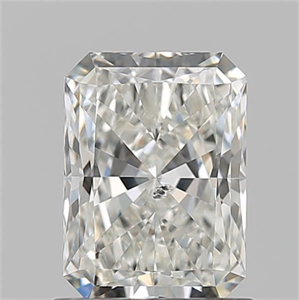 Picture of Natural Diamond 1.01 Carats, Radiant with  Cut, I Color, I1 Clarity and Certified by GIA
