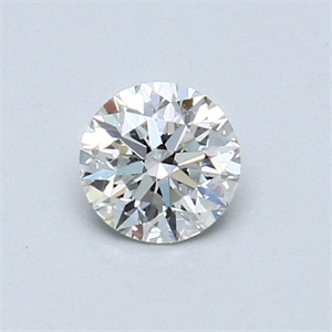 Picture of Natural Diamond 0.41 Carats, Round with Excellent Cut, I Color, SI1 Clarity and Certified by GIA