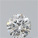 Natural Diamond 0.50 Carats, Round with Excellent Cut, H Color, SI1 Clarity and Certified by GIA