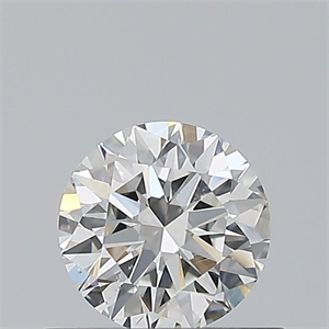 Picture of Natural Diamond 0.50 Carats, Round with Excellent Cut, H Color, SI1 Clarity and Certified by GIA