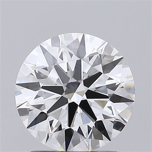 Picture of Lab Grown Diamond 1.59 Carats, Round with Ideal Cut, D Color, VS1 Clarity and Certified by IGI