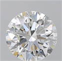 Natural Diamond 4.71 Carats, Round with Excellent Cut, H Color, VS1 Clarity and Certified by GIA
