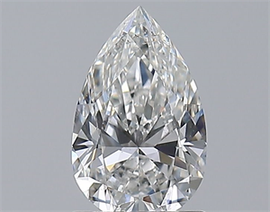 Picture of Natural Diamond 1.00 Carats, Pear with  Cut, F Color, SI2 Clarity and Certified by GIA