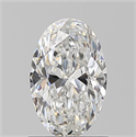 Natural Diamond 0.91 Carats, Oval with  Cut, F Color, VS1 Clarity and Certified by GIA