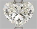 Natural Diamond 1.50 Carats, Heart with  Cut, I Color, SI2 Clarity and Certified by HRD
