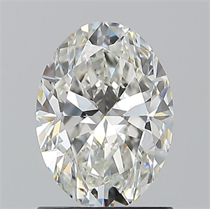 Picture of Natural Diamond 1.20 Carats, Oval with  Cut, H Color, VS1 Clarity and Certified by GIA