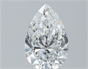 Natural Diamond 2.70 Carats, Pear with  Cut, D Color, IF Clarity and Certified by GIA