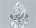 Natural Diamond 2.70 Carats, Pear with  Cut, D Color, IF Clarity and Certified by GIA