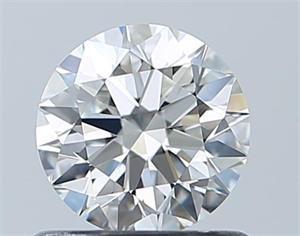Picture of Natural Diamond 0.70 Carats, Round with Excellent Cut, G Color, IF Clarity and Certified by GIA
