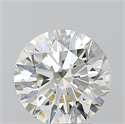 Natural Diamond 2.01 Carats, Round with Excellent Cut, J Color, SI1 Clarity and Certified by GIA