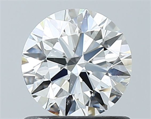 Foto Diamante Natural 0.80 quilates, Redondo , Color I, claridad SI1 y certificado GIA de