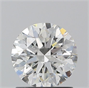 Natural Diamond 1.20 Carats, Round with Excellent Cut, G Color, SI2 Clarity and Certified by GIA