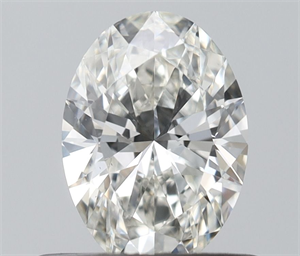 Picture of Natural Diamond 0.50 Carats, Oval with  Cut, H Color, VS1 Clarity and Certified by IGI