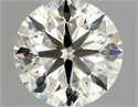 Natural Diamond 0.93 Carats, Round with Very Good Cut, N Color, SI2 Clarity and Certified by GIA