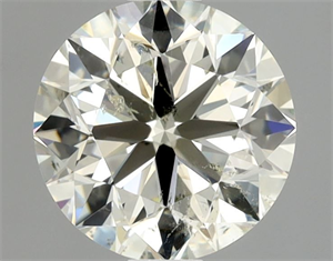 Picture of Natural Diamond 0.93 Carats, Round with Very Good Cut, N Color, SI2 Clarity and Certified by GIA