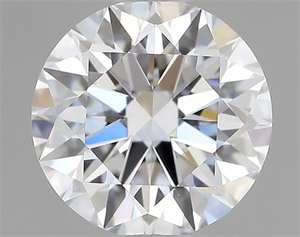 Picture of Lab Grown Diamond 1.08 Carats, Round with Ideal Cut, D Color, VVS1 Clarity and Certified by IGI