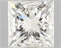 Natural Diamond 1.00 Carats, Princess with  Cut, I Color, SI1 Clarity and Certified by GIA