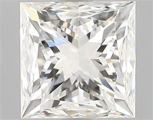 Picture of Natural Diamond 1.00 Carats, Princess with  Cut, I Color, SI1 Clarity and Certified by GIA
