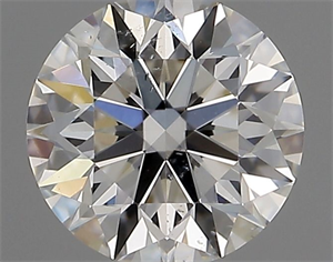 Foto Diamante Natural 0.51 quilates, Redondo , Color F, claridad SI1 y certificado IGI de