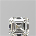 Diamante Natural 0.90 quilates, Asscher , Color J, claridad IF y certificado GIA