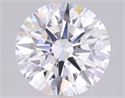 Lab Grown Diamond 2.55 Carats, Round with Ideal Cut, F Color, IF Clarity and Certified by IGI