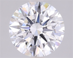 Picture of Lab Grown Diamond 2.55 Carats, Round with Ideal Cut, F Color, IF Clarity and Certified by IGI