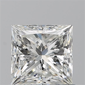 Picture of Natural Diamond 0.92 Carats, Princess with  Cut, H Color, VS1 Clarity and Certified by GIA