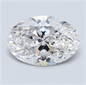 Natural Diamond 1.20 Carats, Oval with  Cut, E Color, VVS1 Clarity and Certified by GIA