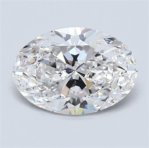 Picture of Natural Diamond 1.20 Carats, Oval with  Cut, E Color, VVS1 Clarity and Certified by GIA