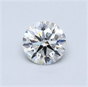 Diamante Natural 0.51 quilates, Redondo , Color H, claridad VVS2 y certificado GIA