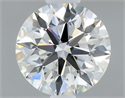 Diamante Natural 0.51 quilates, Redondo , Color H, claridad VVS2 y certificado GIA