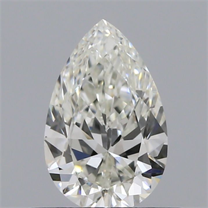 Picture of Natural Diamond 0.50 Carats, Pear with  Cut, I Color, VVS2 Clarity and Certified by GIA