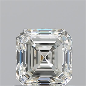 Picture of Natural Diamond 1.01 Carats, Asscher with  Cut, J Color, VVS2 Clarity and Certified by GIA