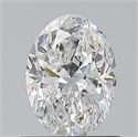 Natural Diamond 0.80 Carats, Oval with  Cut, E Color, VS2 Clarity and Certified by GIA