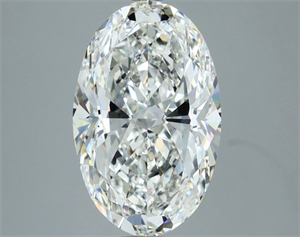 Picture of Natural Diamond 4.02 Carats, Oval with  Cut, H Color, VVS1 Clarity and Certified by GIA