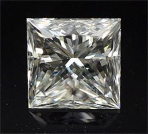 Foto Diamante Natural 1.00 quilates, Princesa , Color K, claridad VVS2 y certificado GIA de