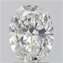 Diamante Natural 1.20 quilates, Ovalado , Color F, claridad SI2 y certificado GIA