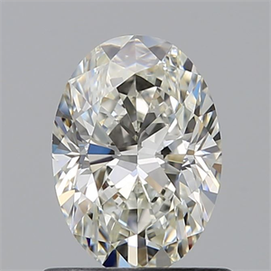 Picture of Natural Diamond 0.74 Carats, Oval with  Cut, I Color, VS1 Clarity and Certified by GIA