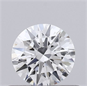 Diamante Natural 0.42 quilates, Redondo , Color E, claridad VVS1 y certificado GIA