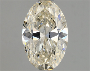Picture of Natural Diamond 1.00 Carats, Oval with  Cut, K Color, VS2 Clarity and Certified by GIA