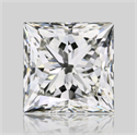 Natural Diamond 1.52 Carats, Princess with  Cut, J Color, VS2 Clarity and Certified by GIA