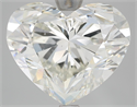 Diamante Natural 5.07 quilates, Corazón , Color H, claridad VS2 y certificado HRD