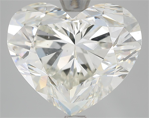 Picture of Natural Diamond 5.07 Carats, Heart with  Cut, H Color, VS2 Clarity and Certified by HRD