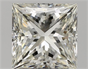 Natural Diamond 2.00 Carats, Princess with  Cut, J Color, VVS2 Clarity and Certified by GIA