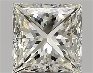 Picture of Natural Diamond 2.00 Carats, Princess with  Cut, J Color, VVS2 Clarity and Certified by GIA