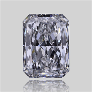 Picture of Natural Diamond 1.50 Carats, Radiant with  Cut, F Color, VVS2 Clarity and Certified by GIA