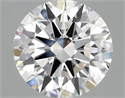 Lab Grown Diamond 2.00 Carats, Round with Excellent Cut, D Color, VVS2 Clarity and Certified by IGI