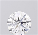 Lab Grown Diamond 1.07 Carats, Round with Ideal Cut, D Color, VVS1 Clarity and Certified by IGI