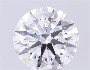 Picture of Lab Grown Diamond 5.55 Carats, Round with Ideal Cut, E Color, VVS1 Clarity and Certified by IGI
