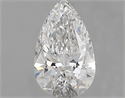 Natural Diamond 0.70 Carats, Pear with  Cut, E Color, VS2 Clarity and Certified by GIA